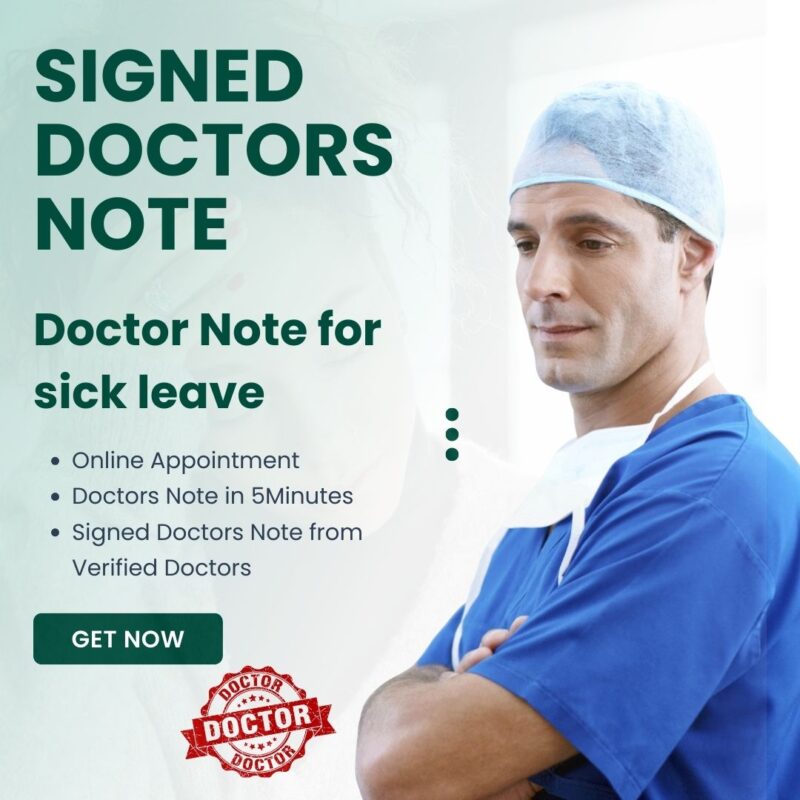 Doctor Note for sick leave