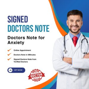 Doctors Note for Anxiety