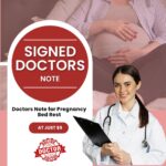 Doctors Note for Pregnancy Bed Rest