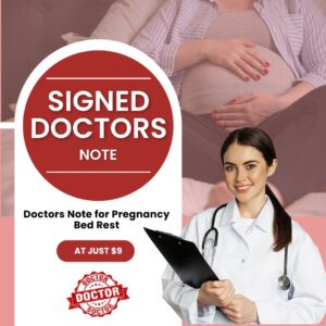 Doctors Note for Pregnancy Bed Rest