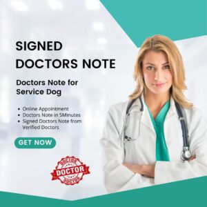 Doctors Note for Service Dog