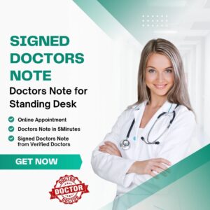 Doctors Note for Standing Desk