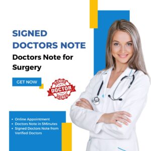 Doctors Note for Surgery