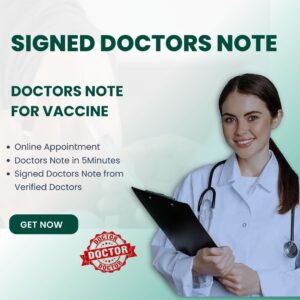 Doctors Note for vaccine