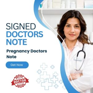 Pregnancy Doctors Note