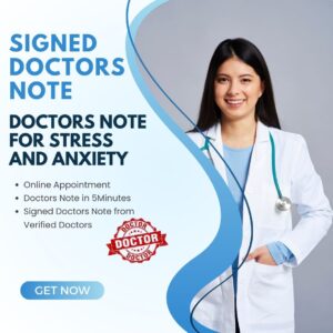 Doctors Note for Stress and Anxiety