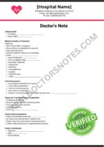 Doctors Note for travel insurance