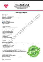 Sample Doctors Note for Insomnia
