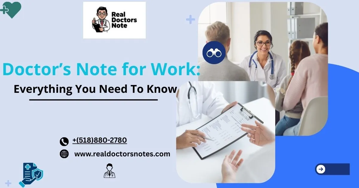 Doctor’s Note for Work