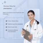 Doctors Note for pneumonia