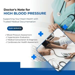 Doctors Note for High Blood Pressur