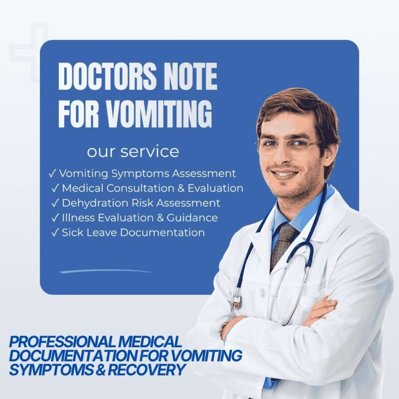 Doctors Note for Vomiting