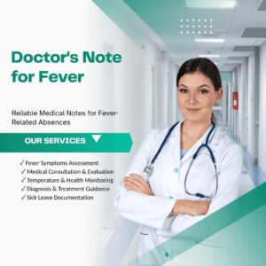 Doctors Note for fever