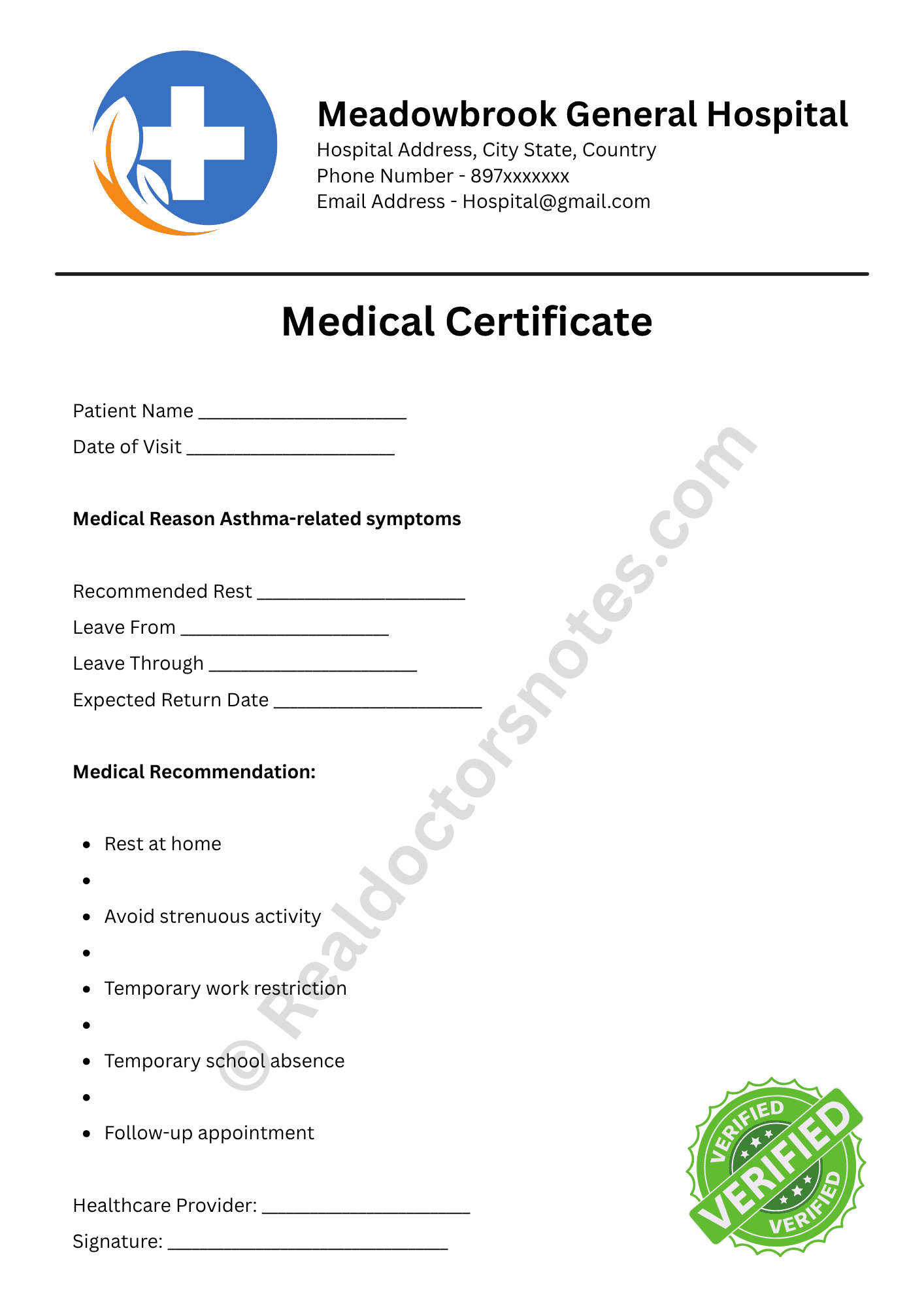 Medical Leave for Asthma