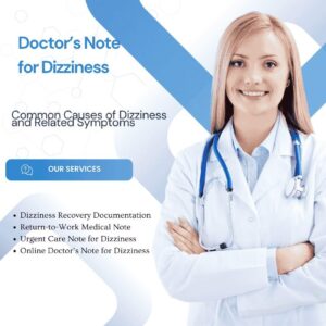 Doctors Note for Dizzines