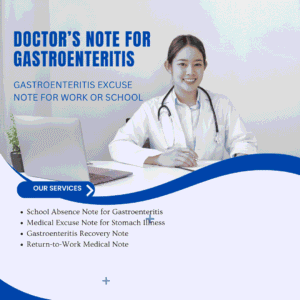 Doctors Note for Gastroenteritis