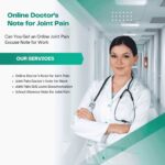 Doctors Note for Joint Pain