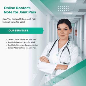 Doctors Note for Joint Pain
