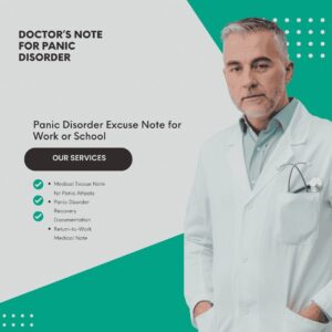 Doctors Note for Panic Disorde