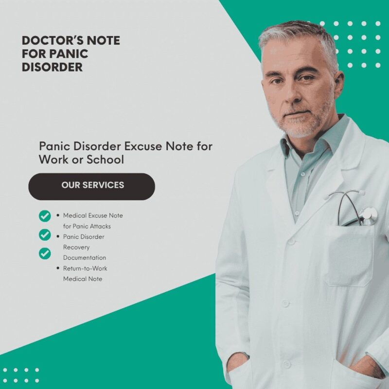 Doctors Note for Panic Disorde
