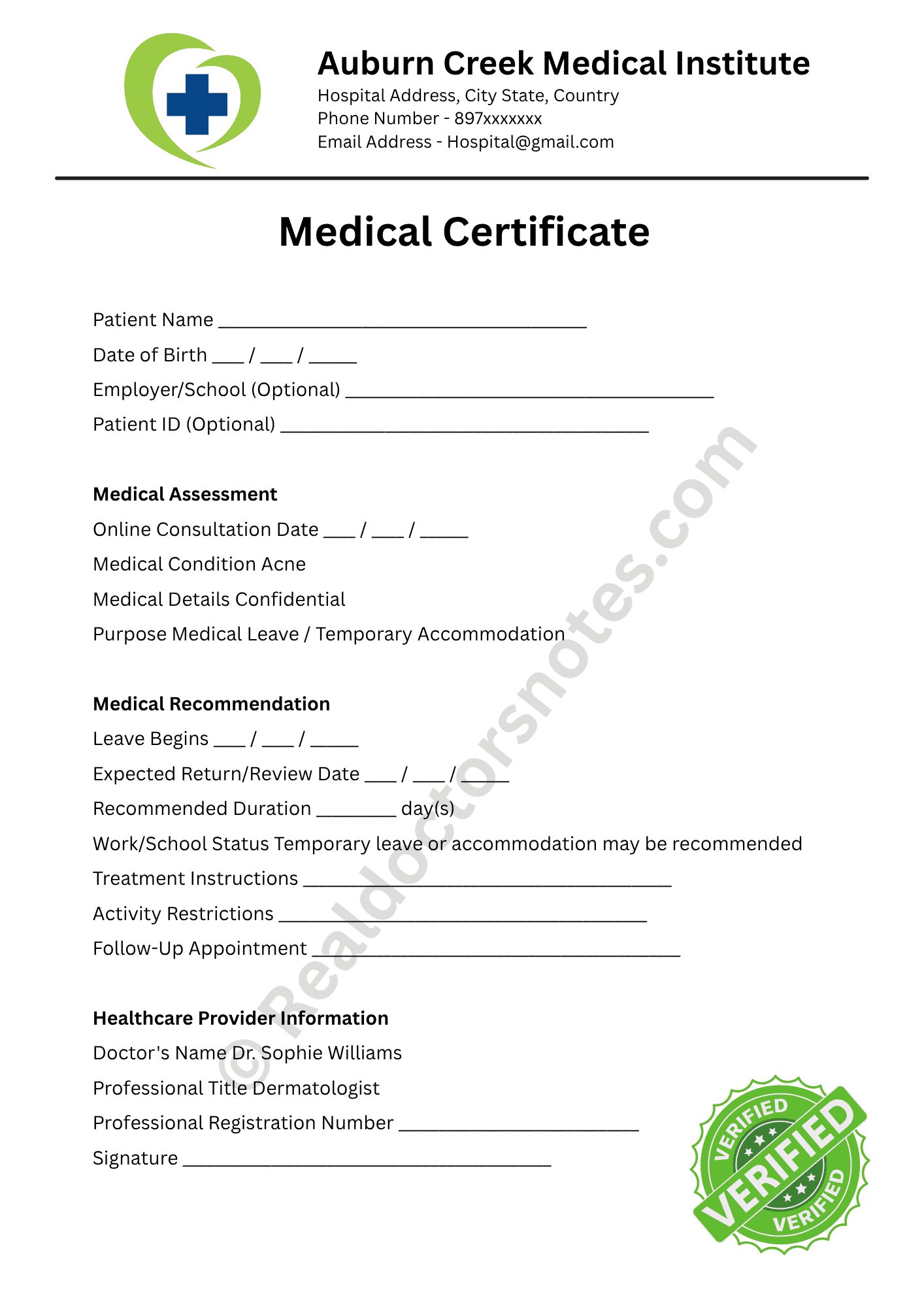 Online Doctor’s Note for Acne: Medical Excuse Guide - Image 3