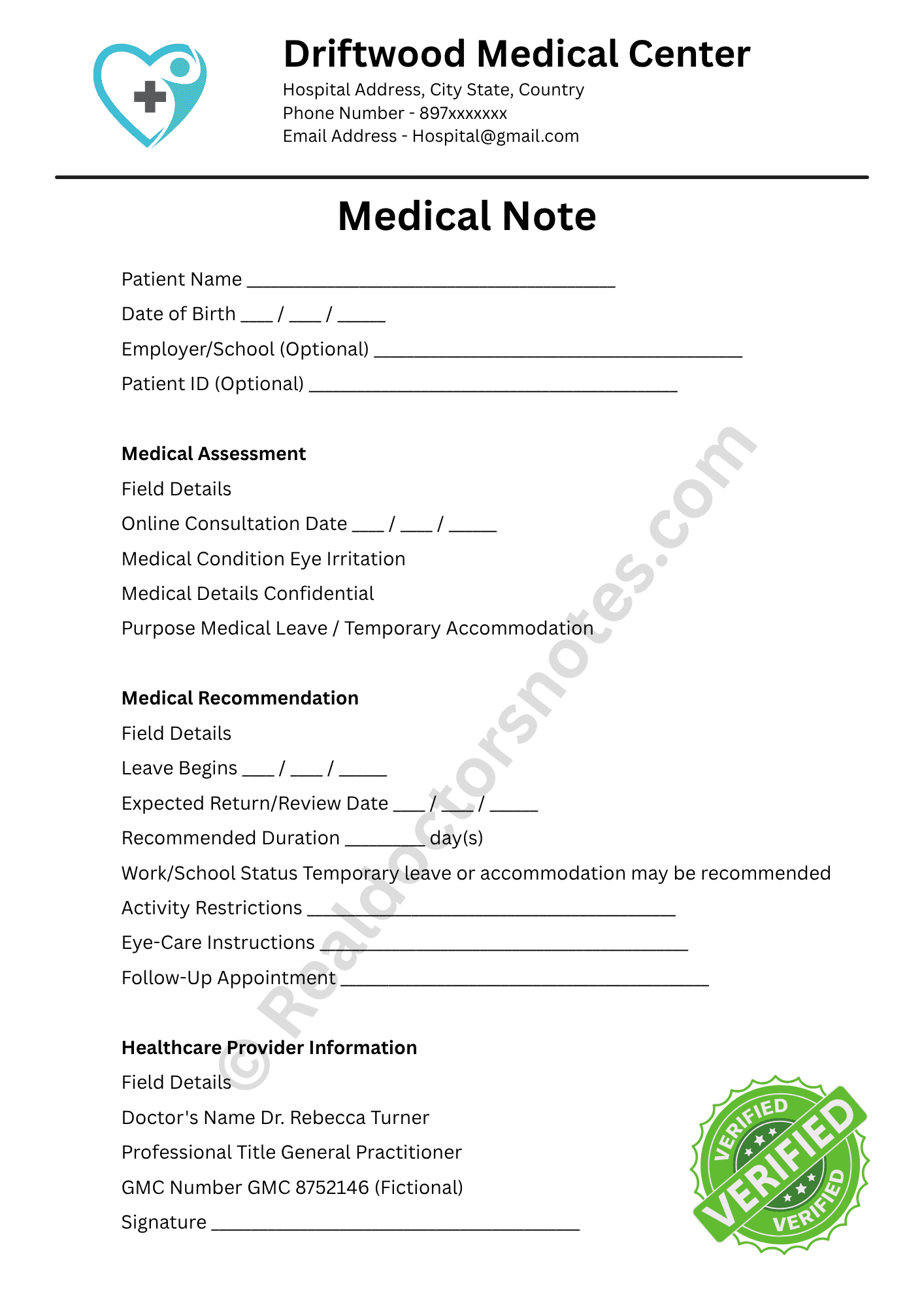 Online Doctor’s Note for Eye Irritation: Work Excuse - Image 4