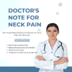 Neck Pain Medical Certificate