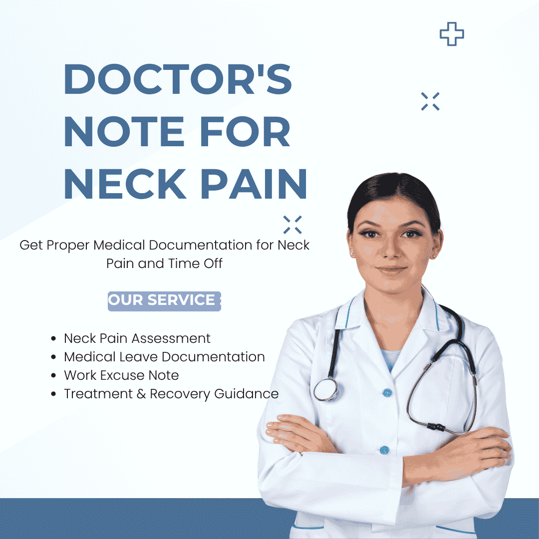 Neck Pain Medical Certificate
