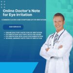 Online Doctors Note for Eye Irritation