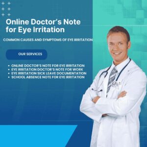 Online Doctors Note for Eye Irritation