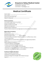 Online Medical Certificate for Dermatitis