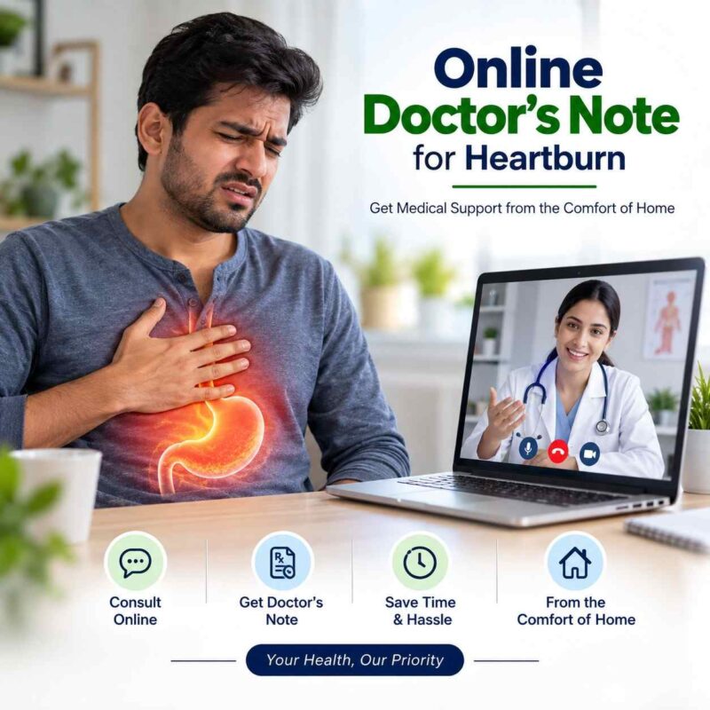 Doctor note for heartburn Doctor note for heartburn
