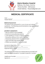 MEDICAL certificate for Sore Throat MEDICAL certificate for Sore Throat