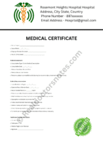 MEDICAL certificate for Stomach Pain MEDICAL certificate for Stomach Pain