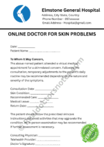 Online Doctor for Skin Problems