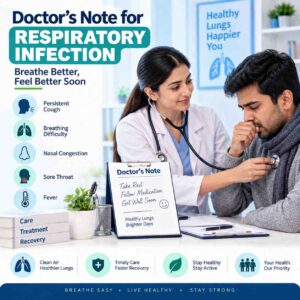 Online Doctor’s Note for Respiratory Infection