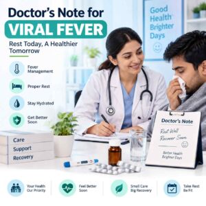 Online Doctor’s Note for Viral Fever