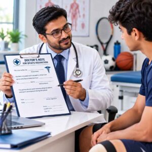 Doctor's Note for Sports Restriction & Medical Leave