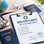 online doctor note visa application