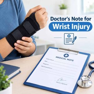online doctor wrist injury